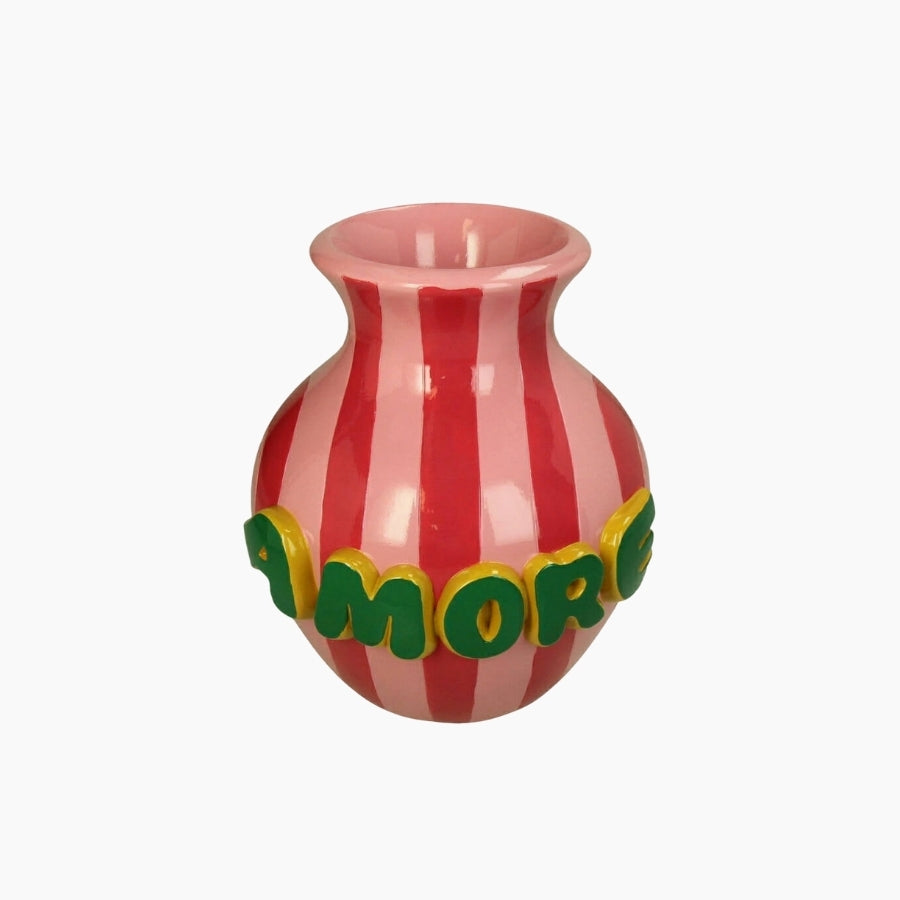KAL-7374 Vase Amore Polyresin Multi 18x19x22cm