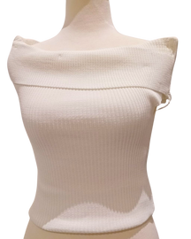 Off-Shoulder Ribbed Top