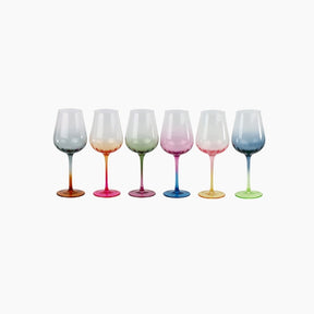 WINE GLASSES"RAINBOW"