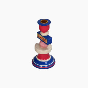 KAL-6843 Candle Stick Amour Dolomite Multi 10x10x19.7cm
