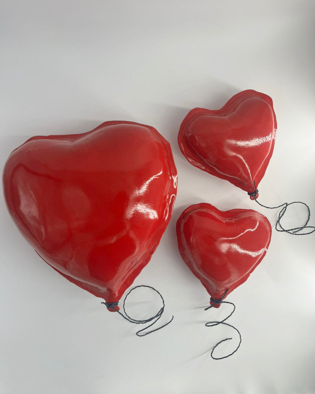Small Red Hanging Heart Balloon