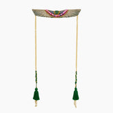Decorative headband with wings and tassels 