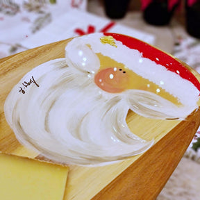 Christmas Hand Painted Large Cheese Board (Santa Head) - FLTRD UAE