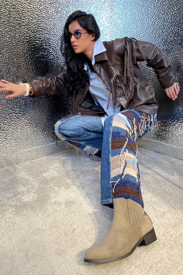 MA4034N Sovracamicia Frange Imbottita - Jacket