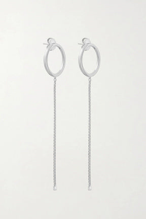 DIA Silver Earrings - FLTRD UAE