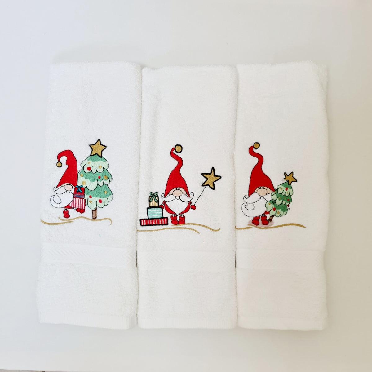 Embroidered Christmas Towels - FLTRD UAE