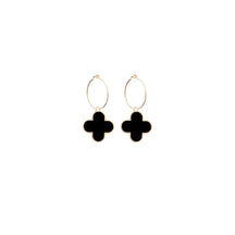 Flower Hoop Earrings