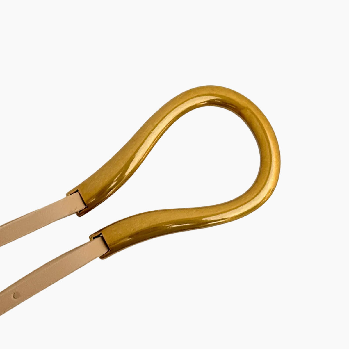 Mini Horse Buckle Belt – Beige