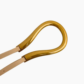 Mini Horse Buckle Belt – Beige