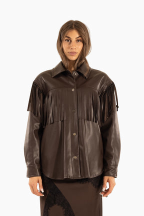 MA4034N Sovracamicia Frange Imbottita