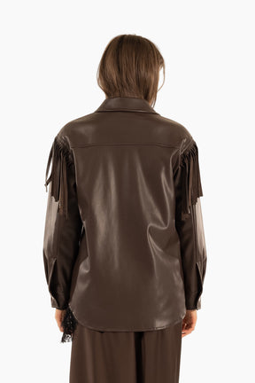 MA4034N Sovracamicia Frange Imbottita