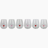 GLAS-CUPS"HEARTS"