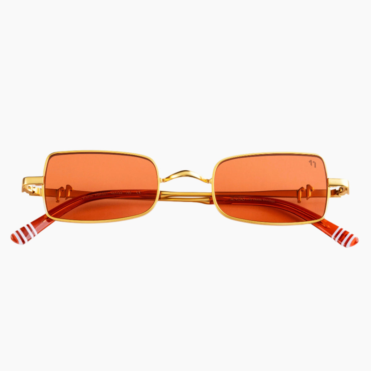 Unapologetically bold and daring, this fiery red lens paired with a gold frame commands attention. Inspired by stage lights, passion, and pure rockstar energy.
