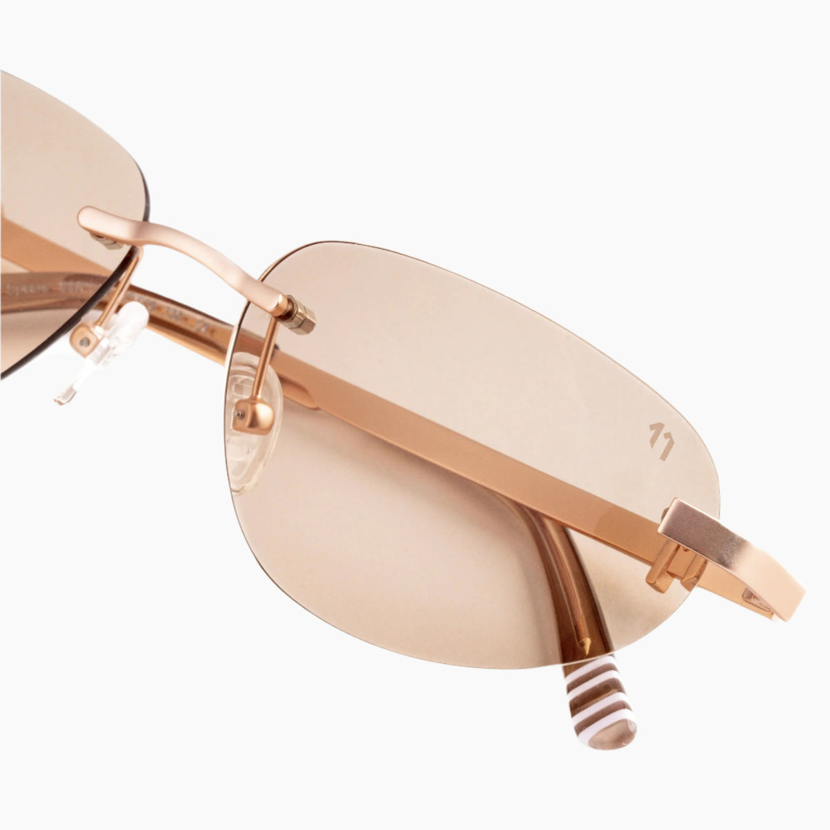  anti-scratch, anti-reflective coat and UV600 protection, gold sunglasses
