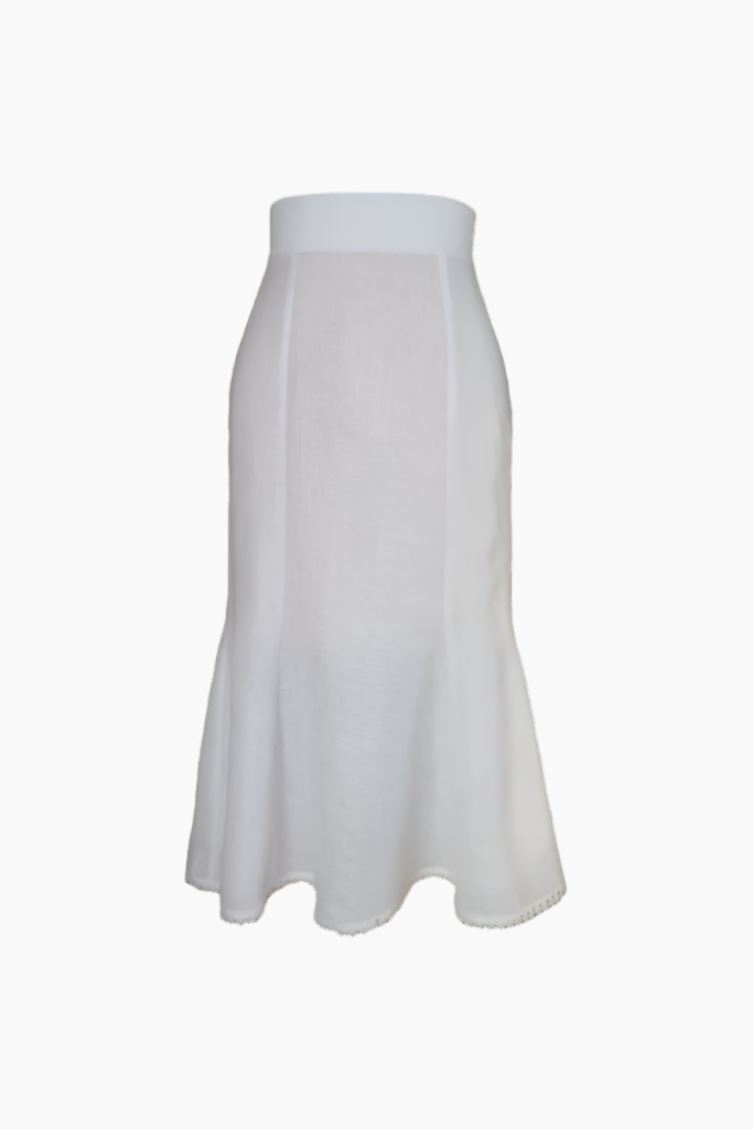 White skirt 