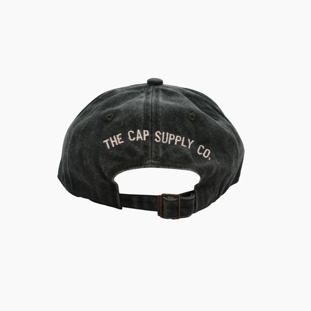 Black cap with 'The Cap Supply Co.' embroidery