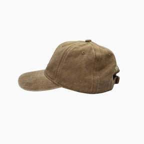 Brown cap on a white background