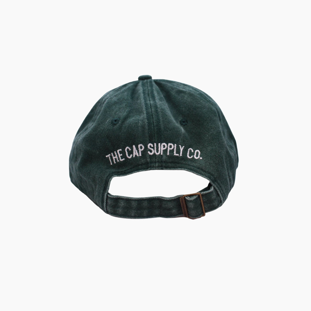 Dark green cap with 'The Cap Supply Co.' logo 
