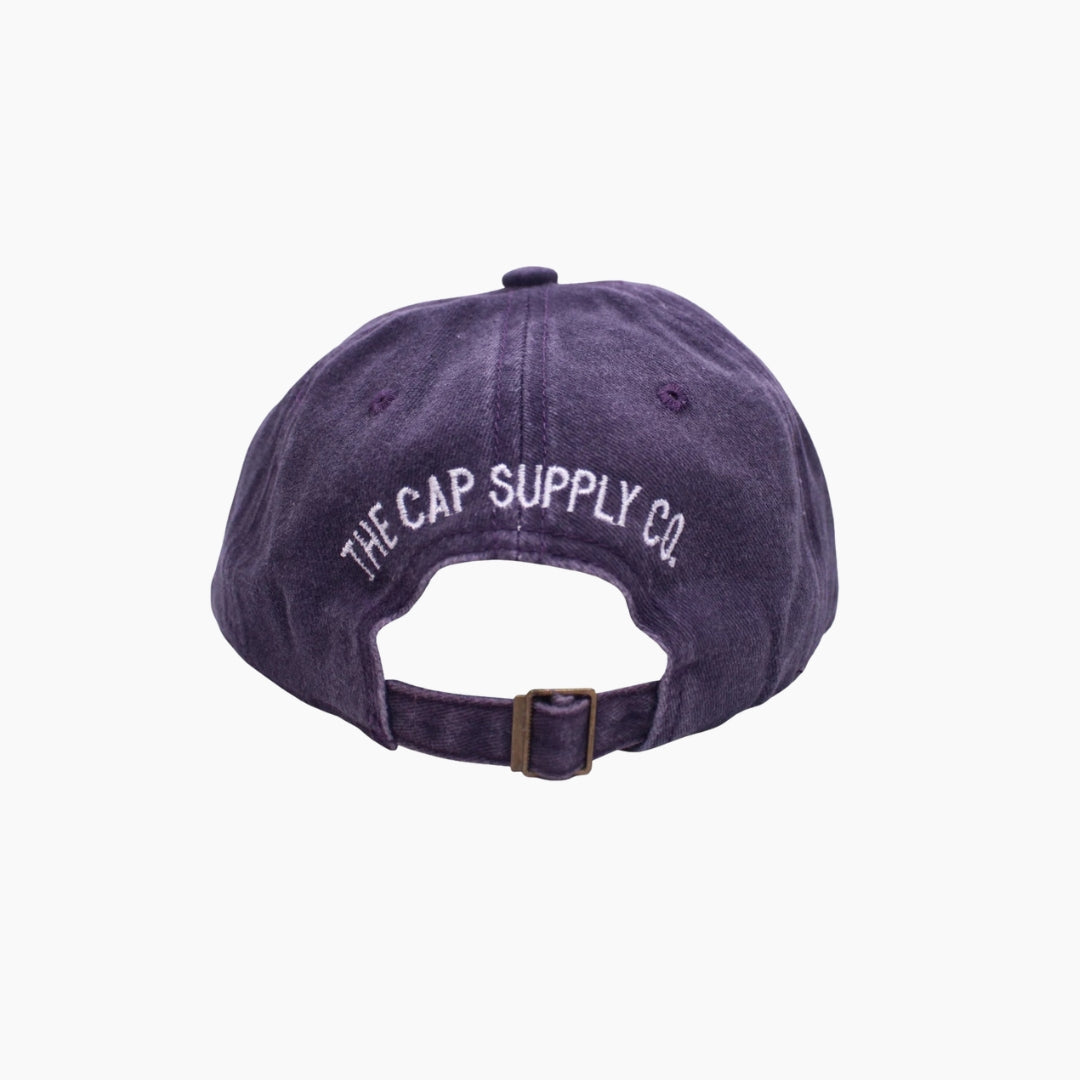 Purple cap with 'The Cap Supply Co.' logo 