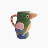Colorful bird-shaped mug 