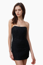 Short Black Beaded Dress