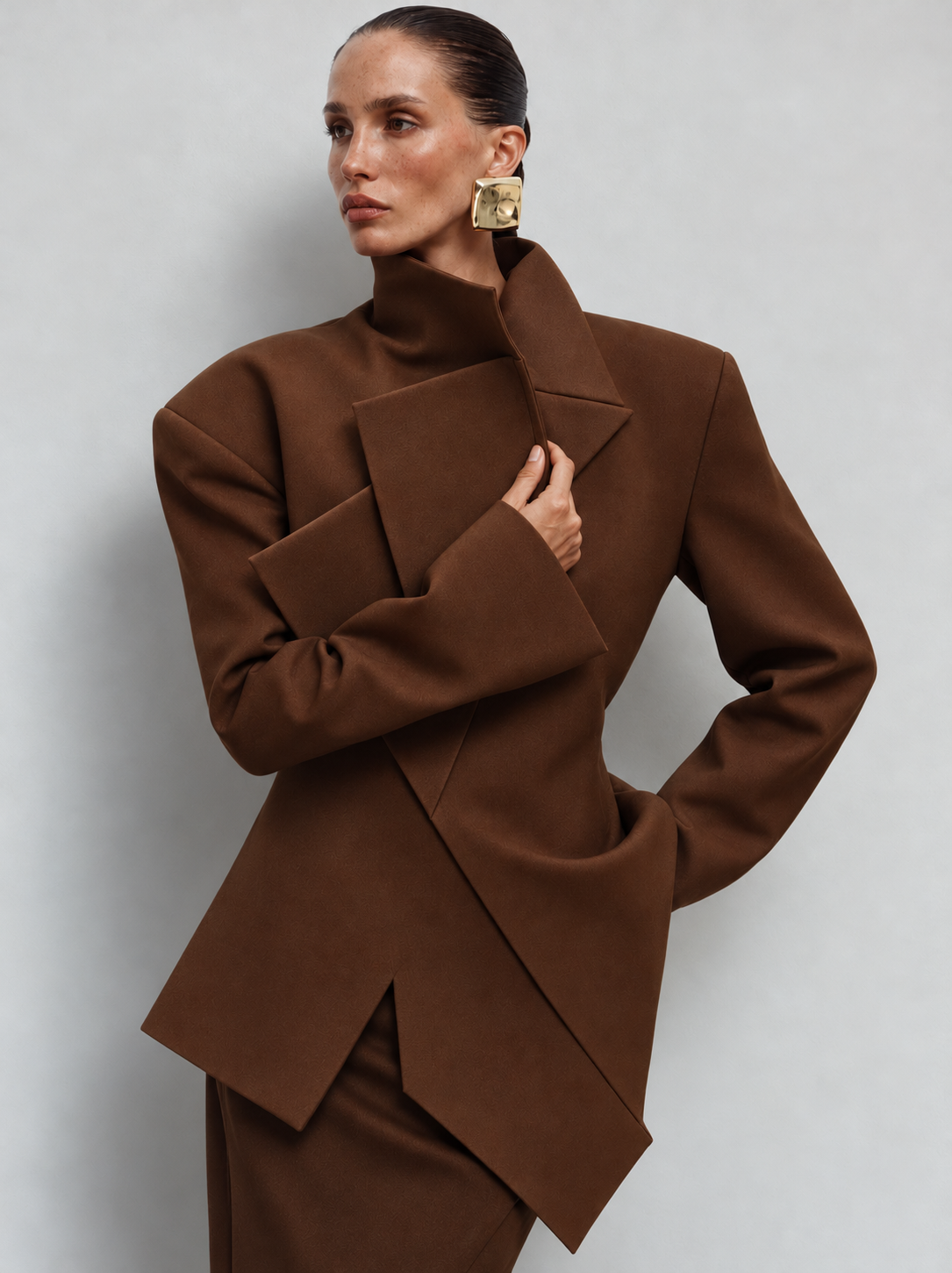 Khaki Structure Jacket
