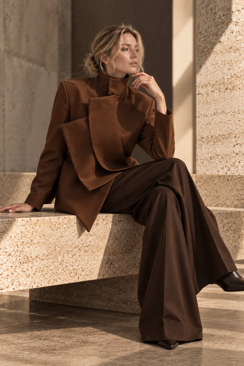 Khaki Structure Jacket