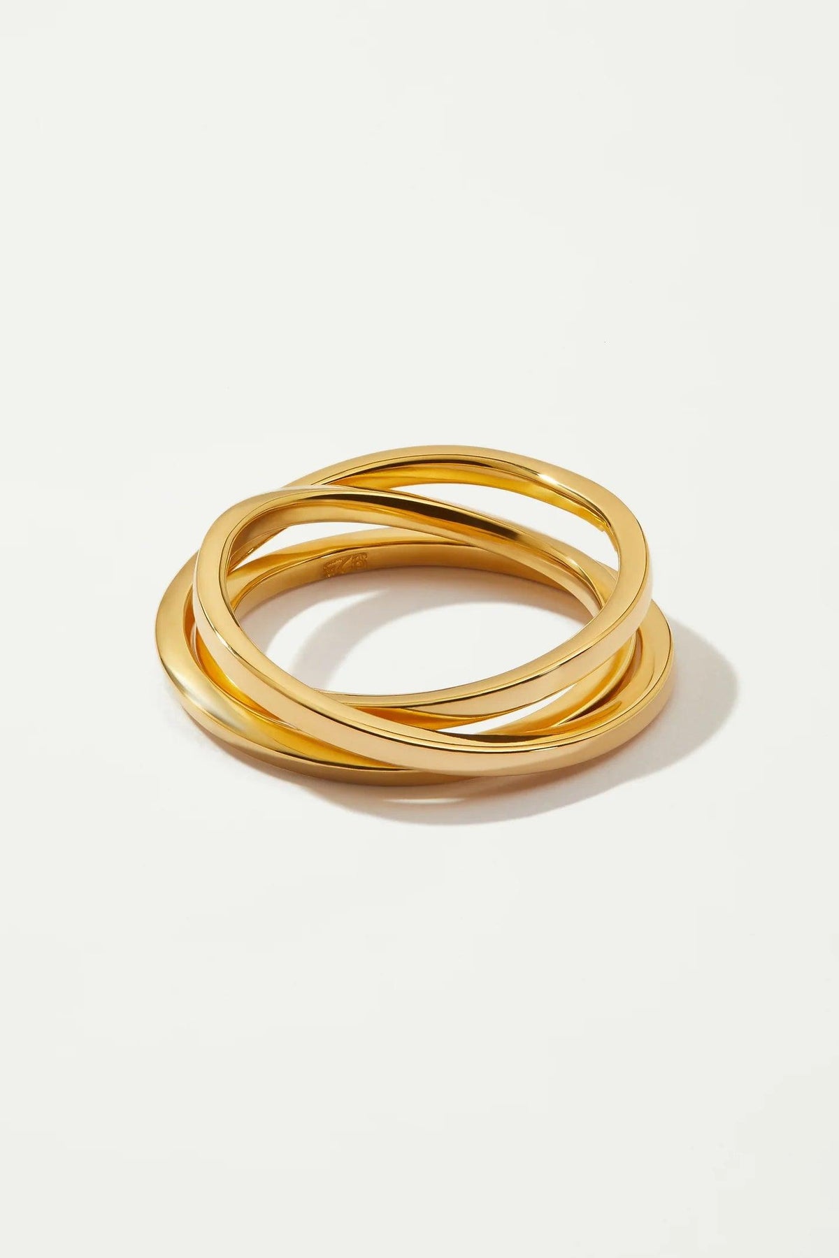 KIRA KIRA thin 18K Gold plated Ring - FLTRD UAE