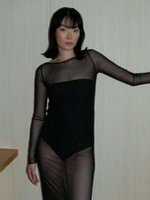 MESH BOAT DRESS