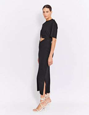 MURPHY DRESS | BLACK - FLTRD UAE