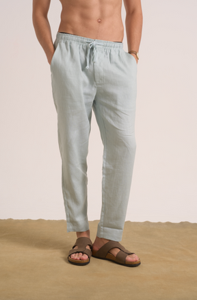 Linen Trousers Charles Blue