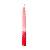 Twisted Candles in 3 Asst. Colors - - 6HR