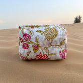 Tohfa Luxe Oro Handmade Block Printed Pouch
