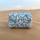 Tohfa Luxe Verda Handmade Block Printed Pouch