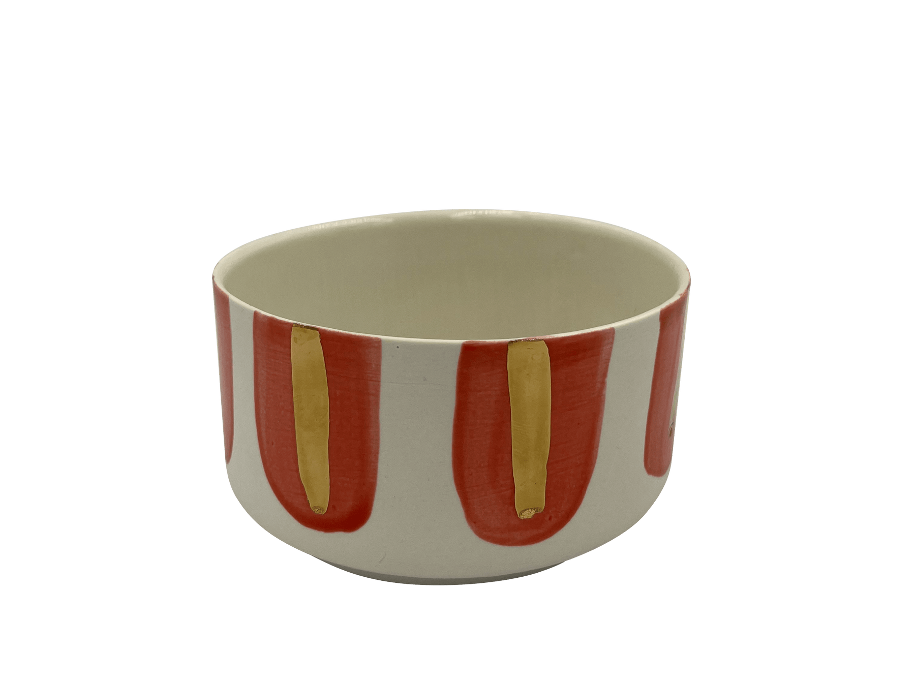 SC CERAMICS - GOLD LEAF BOWL: Medium - FLTRD UAE