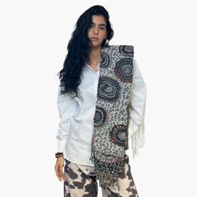 Cashmere Embroidered Scarf