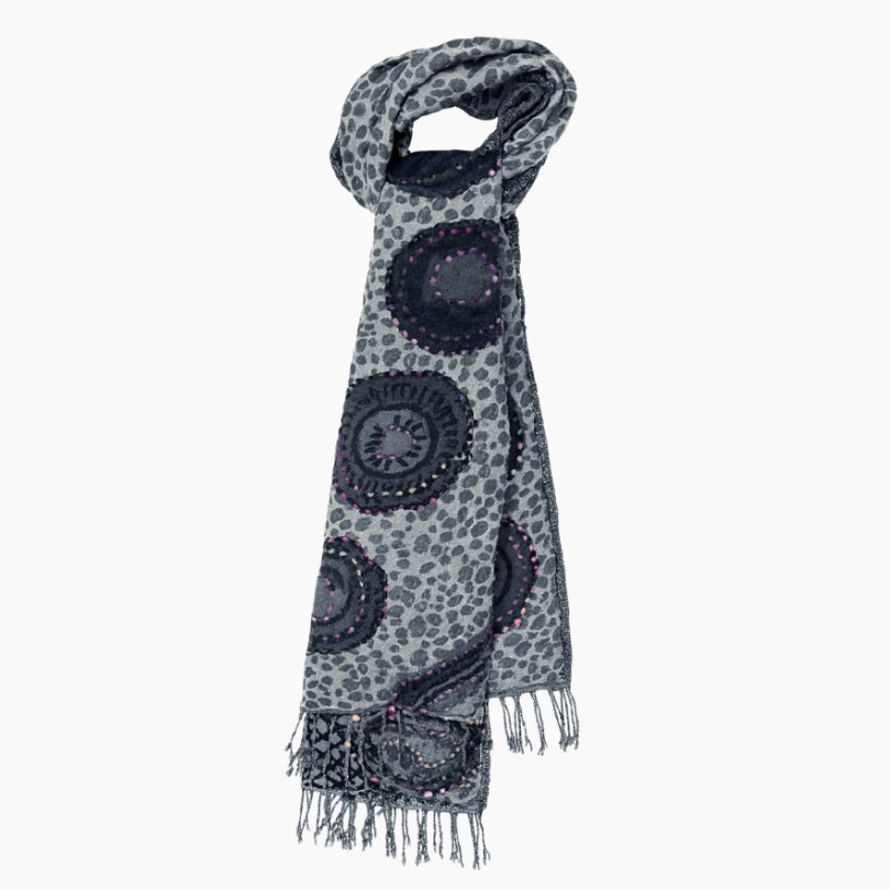 Cashmere Embroidered Scarf