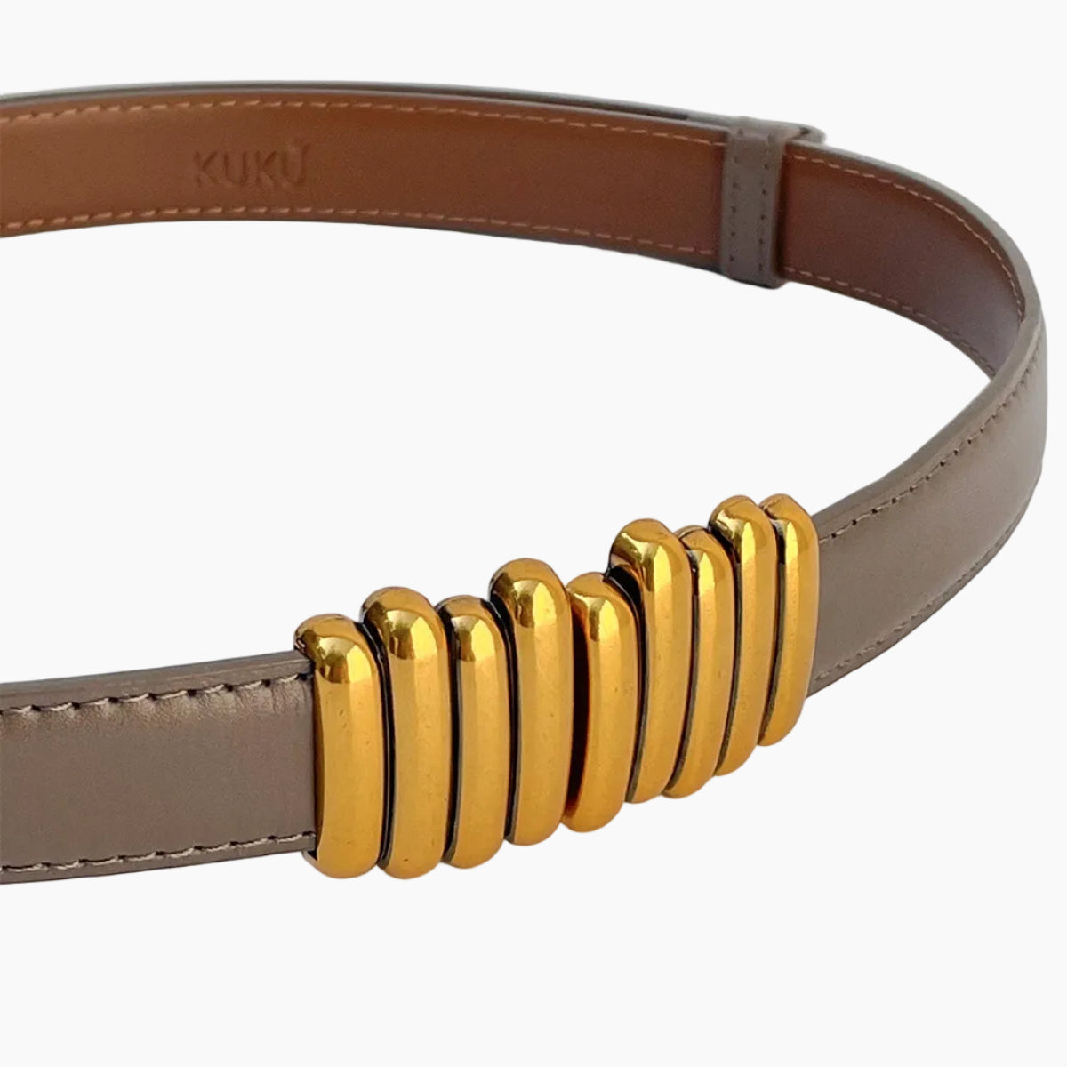 Sync Buckle Belt – Taupe