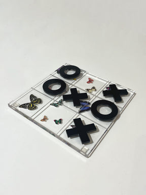 Acrylic Tic Tac Toe - Butterfly