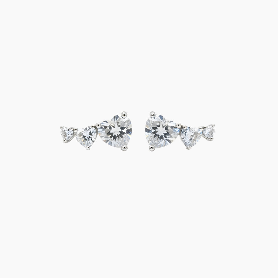 Pair of diamond stud earrings