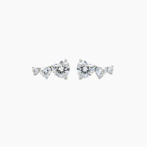 Pair of diamond stud earrings